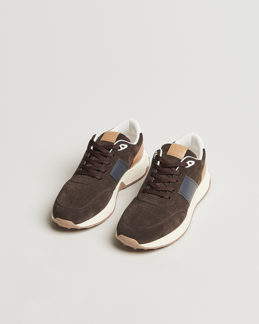 Homme | Tod's Luxury Running Sneakers Fango Suede | Tod's | Luxury Running Sneakers Fango Suede