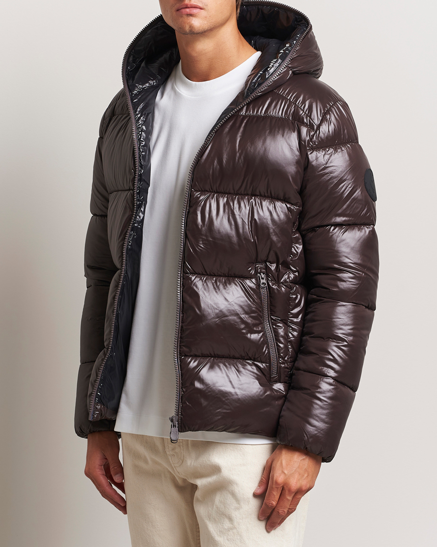 Homme | Manteaux Et Vestes | Save The Duck | Edgard Padded Puffer Brown Black