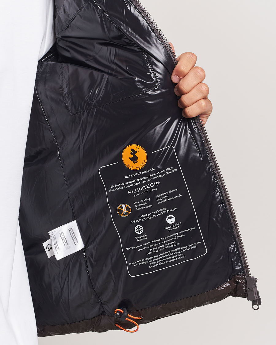 Homme | Manteaux Et Vestes | Save The Duck | Edgard Padded Puffer Brown Black