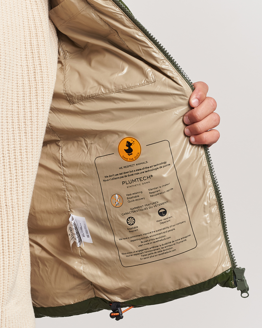 Homme | Manteaux Et Vestes | Save The Duck | Edgard Padded Puffer Pine Green