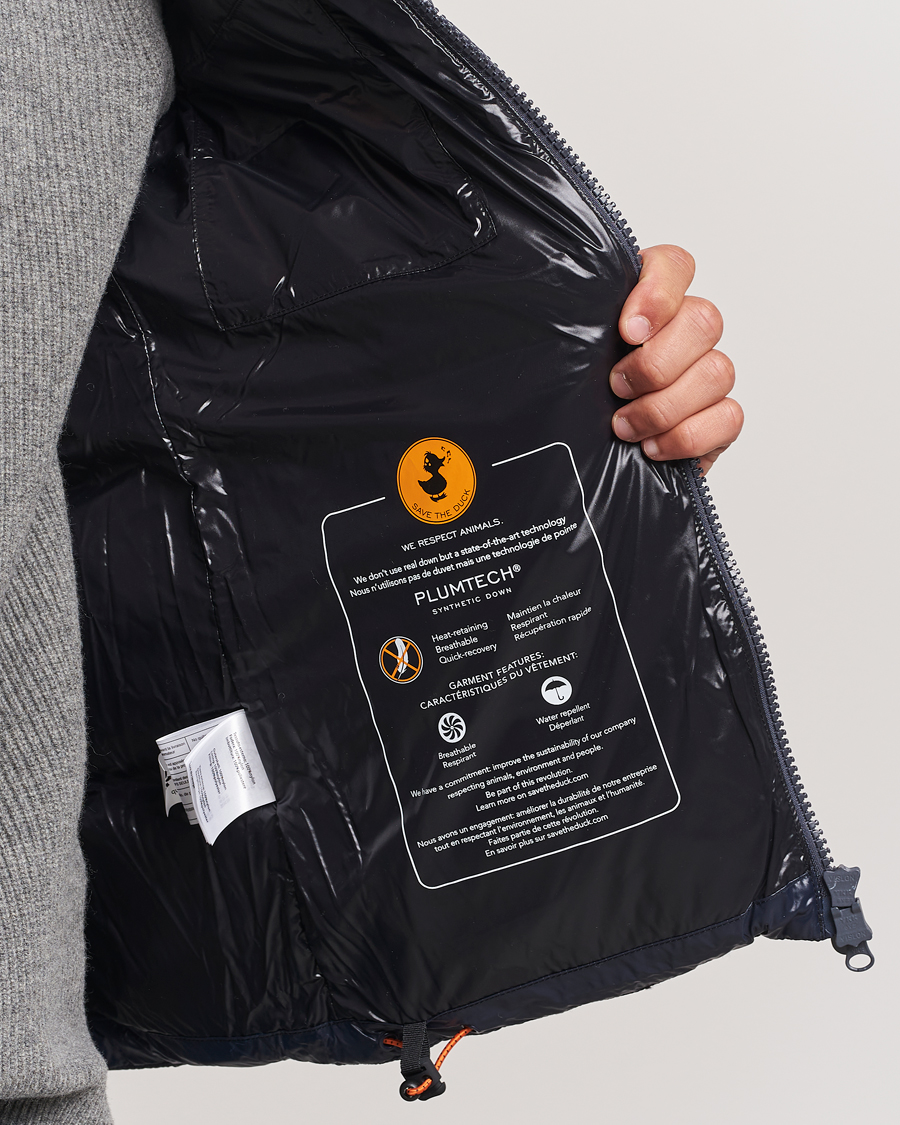 Homme | Manteaux Et Vestes | Save The Duck | Edgard Padded Puffer Blue Black