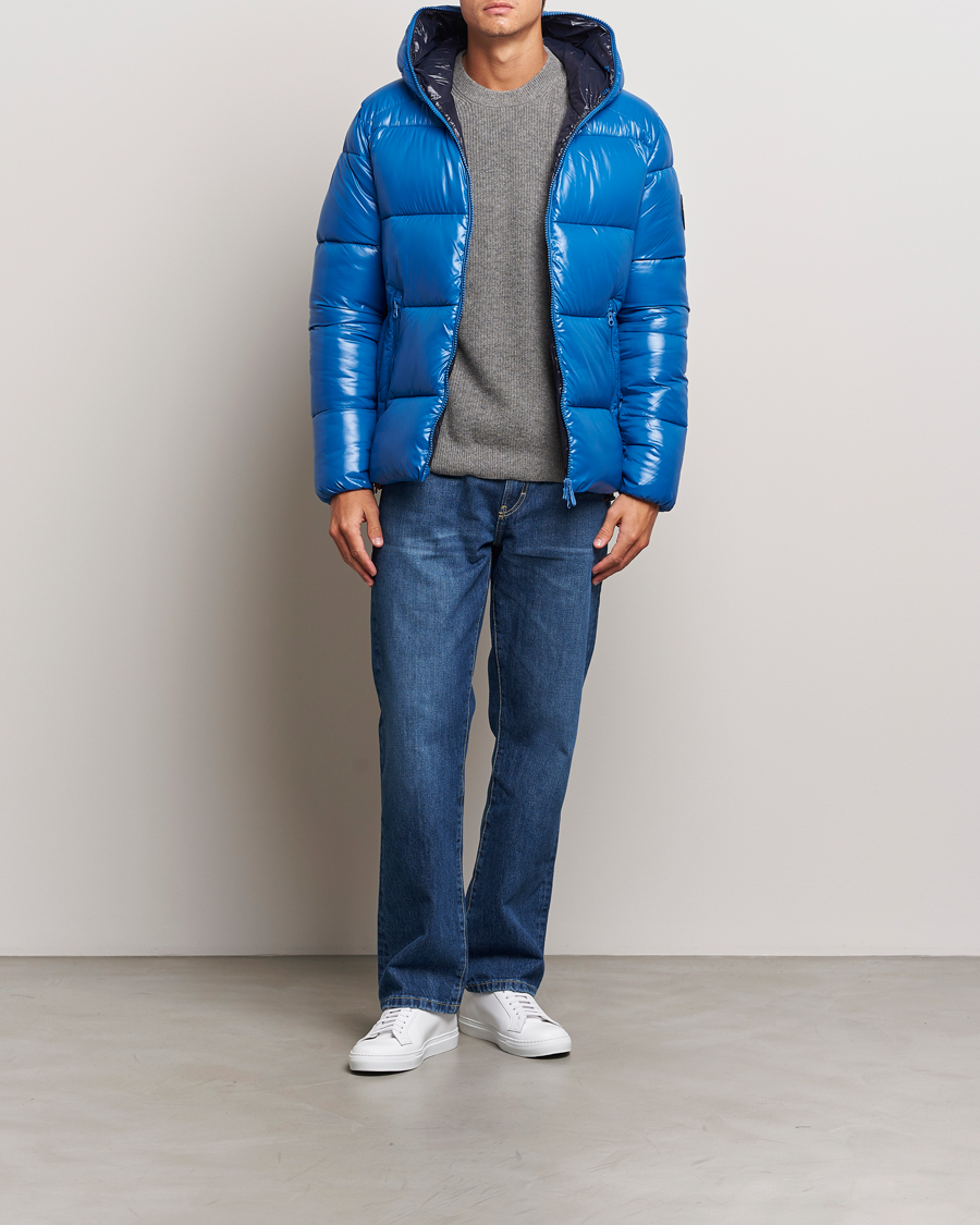 Homme | Manteaux Et Vestes | Save The Duck | Edgard Padded Puffer Blue Berry