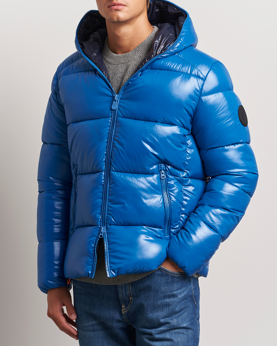 Homme | Manteaux Et Vestes | Save The Duck | Edgard Padded Puffer Blue Berry