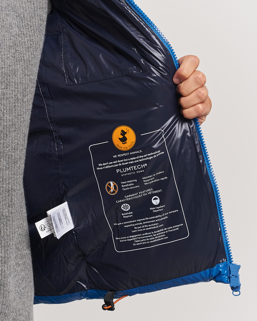 Homme | Manteaux Et Vestes | Save The Duck | Edgard Padded Puffer Blue Berry