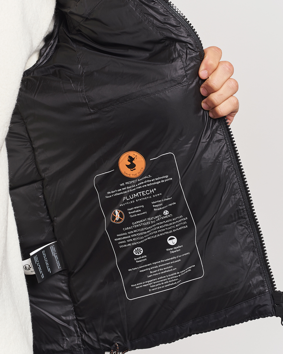 Homme | Manteaux Et Vestes | Save The Duck | Albus Cord Padded Puffer Jacket Black