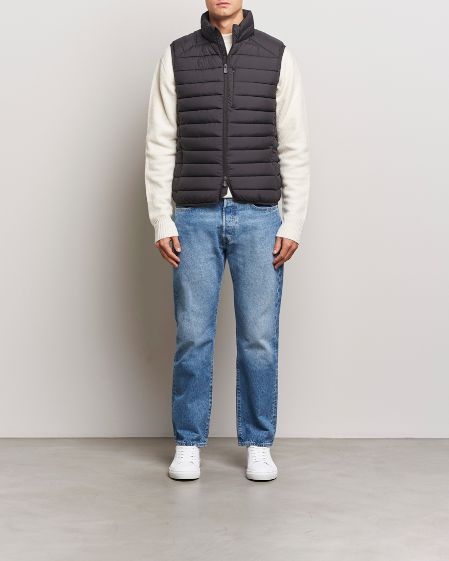 Homme | Manteaux Et Vestes | Save The Duck | Rhus Matt Lightweight Vest Brown Black