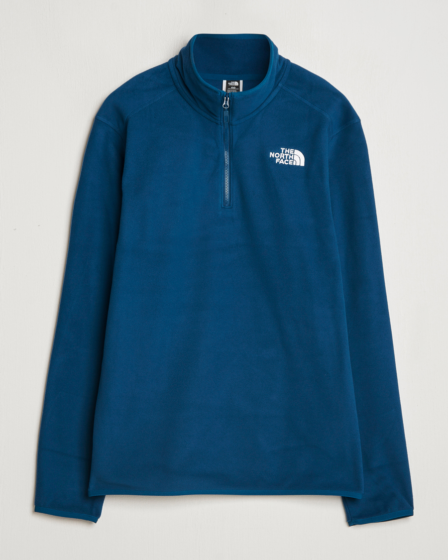 Homme | Pulls Et Tricots | The North Face | 100 Glacier Fleece 1/4 Zip Midnight Petrol
