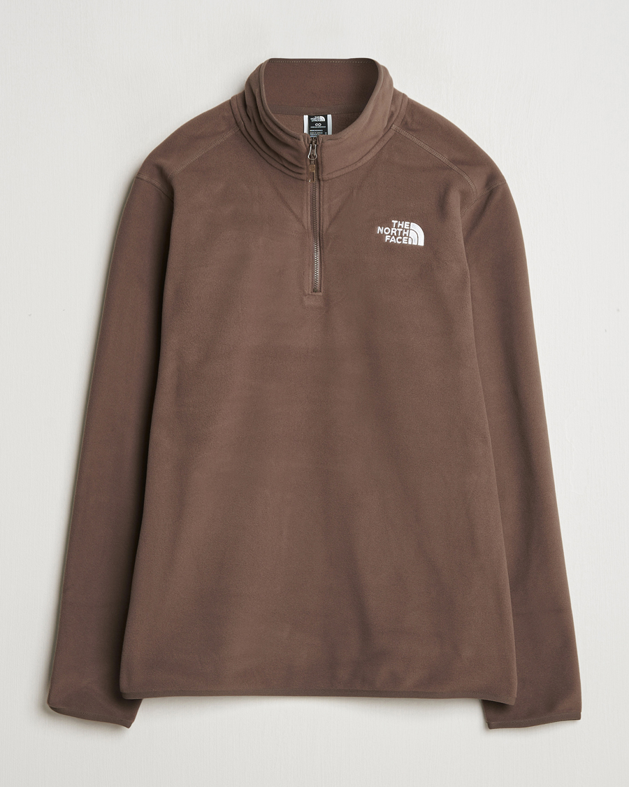 Homme | Pulls Et Tricots | The North Face | 100 Glacier Fleece 1/4 Zip Dark Brown