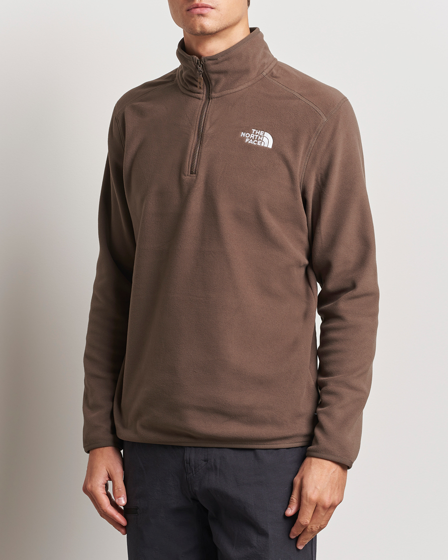 Homme | Pulls Et Tricots | The North Face | 100 Glacier Fleece 1/4 Zip Dark Brown