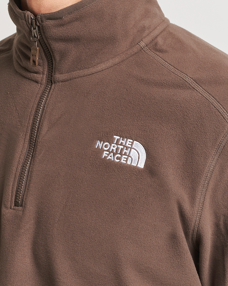 Homme | Pulls Et Tricots | The North Face | 100 Glacier Fleece 1/4 Zip Dark Brown