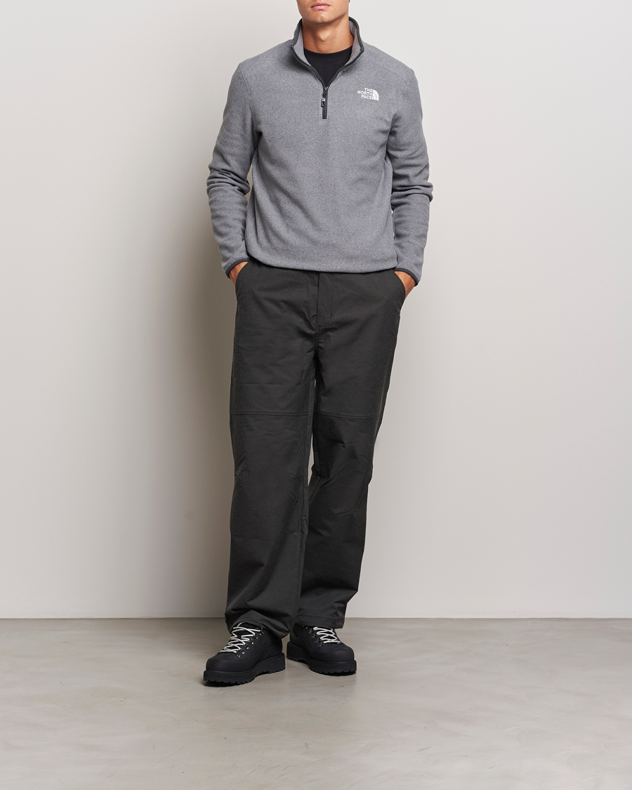 Homme | Pulls Et Tricots | The North Face | 100 Glacier Fleece 1/4 Zip Grey Heather