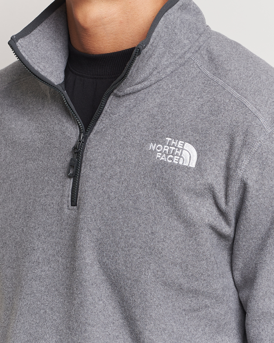 Homme | Pulls Et Tricots | The North Face | 100 Glacier Fleece 1/4 Zip Grey Heather