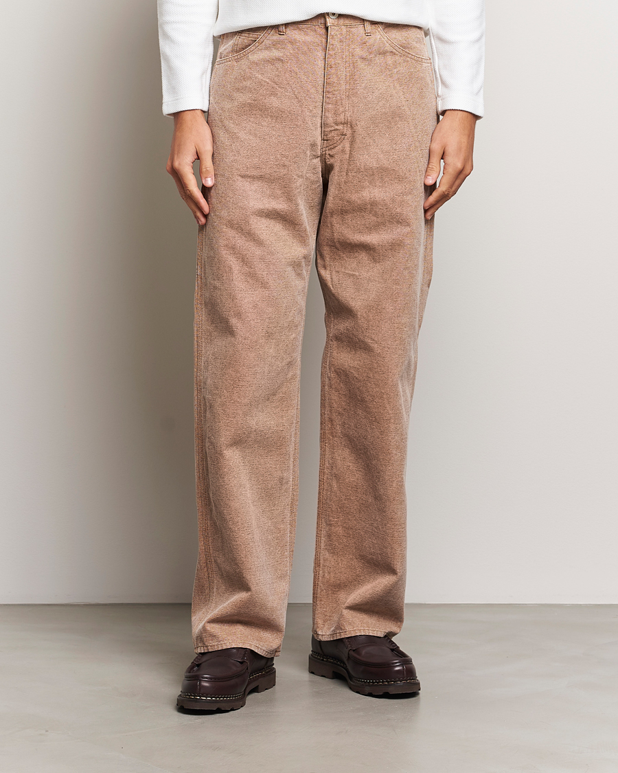 Homme | Pantalons | Auralee | Washed Canvas Pants Light Brown