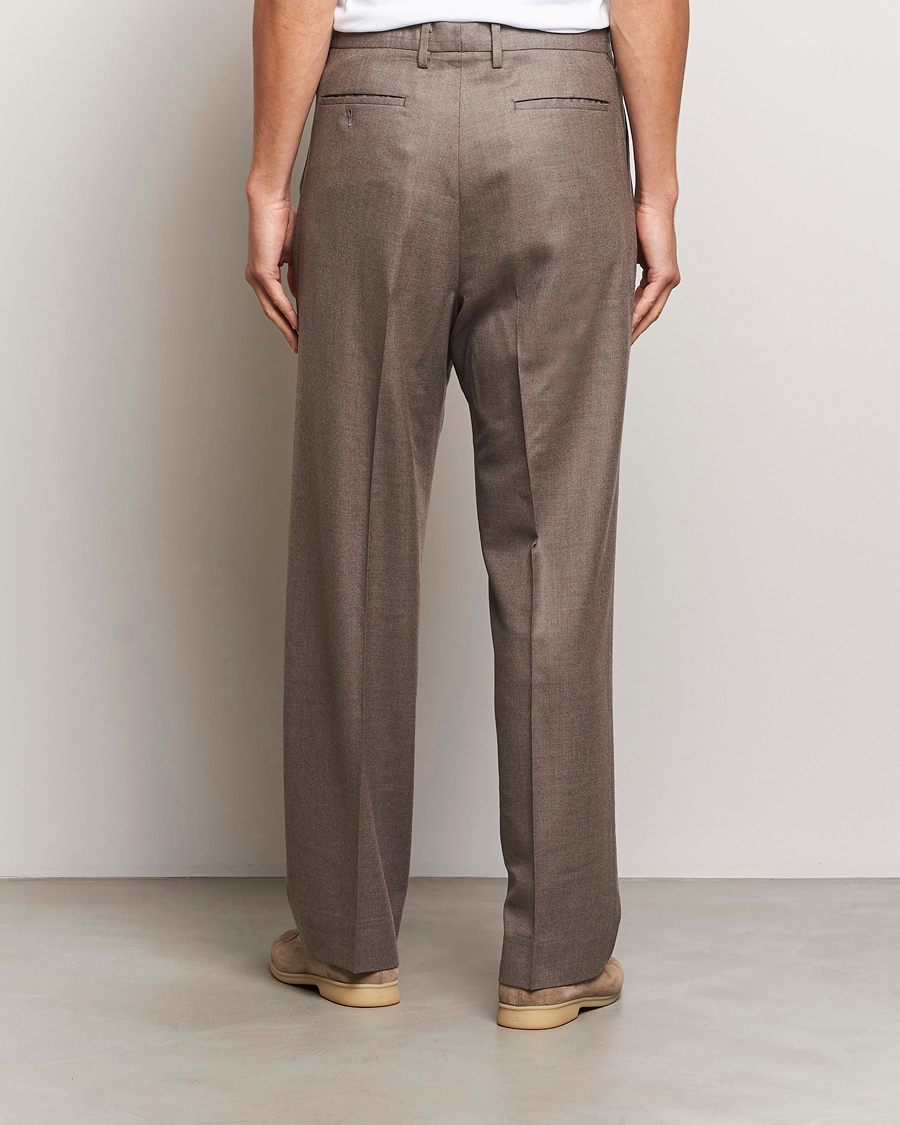 Homme | Pantalons | Auralee | Superlight Wool Slacks Top Brown