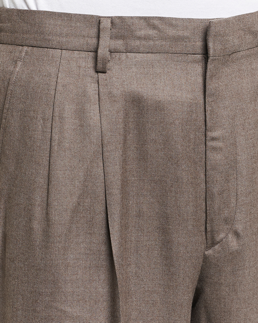 Homme | Pantalons | Auralee | Superlight Wool Slacks Top Brown
