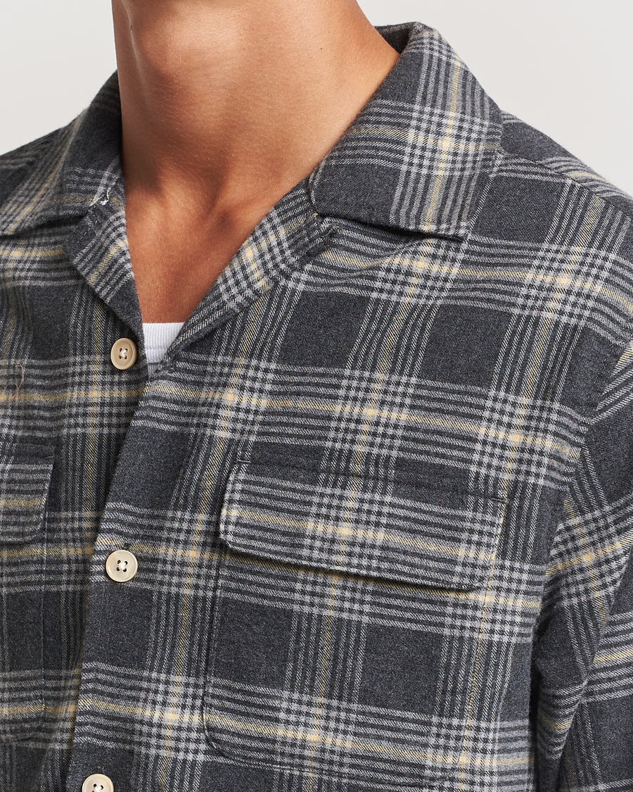 Homme | Chemises | Sunflower | Flannel Pocket Shirt Grey Check