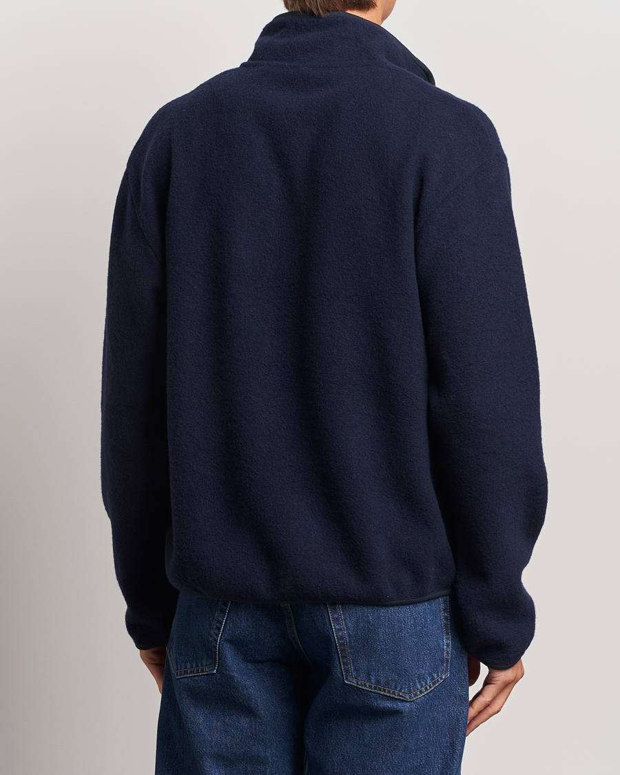 Homme | Pulls Et Tricots | Sunflower | Wool Half Zip Navy