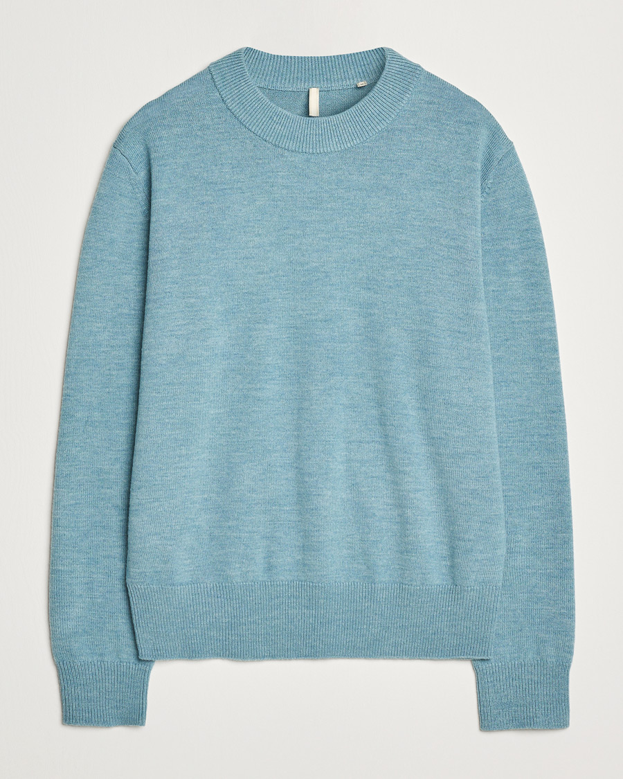 Homme | Pulls Et Tricots | Sunflower | Moon Merino Crewneck Blue