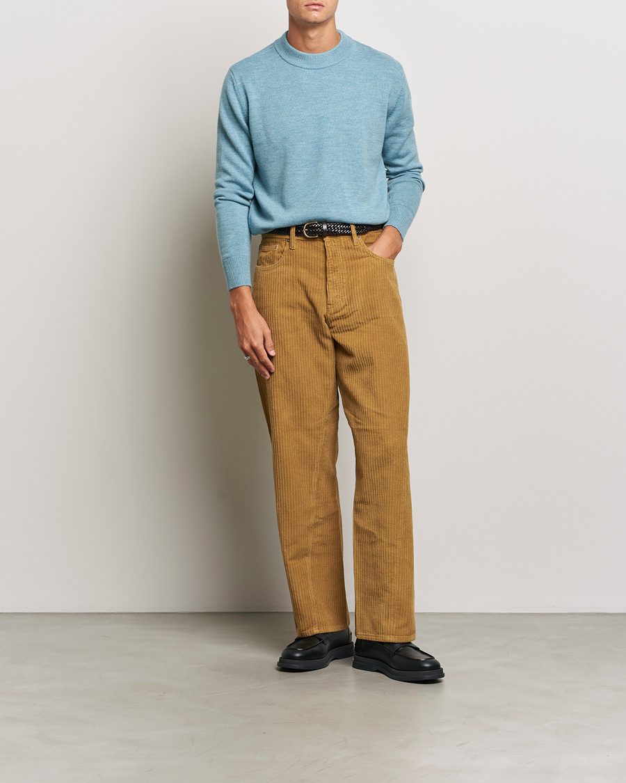 Homme | Pulls Et Tricots | Sunflower | Moon Merino Crewneck Blue