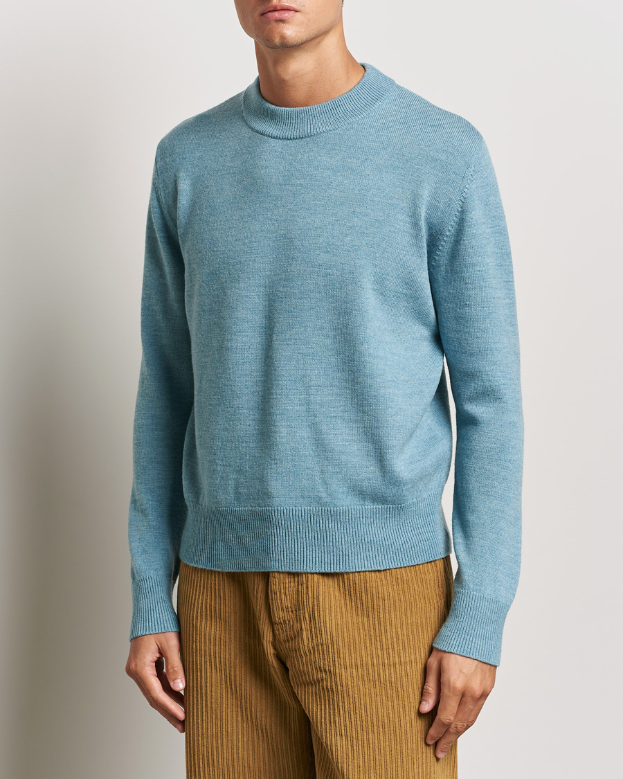 Homme | Pulls Et Tricots | Sunflower | Moon Merino Crewneck Blue
