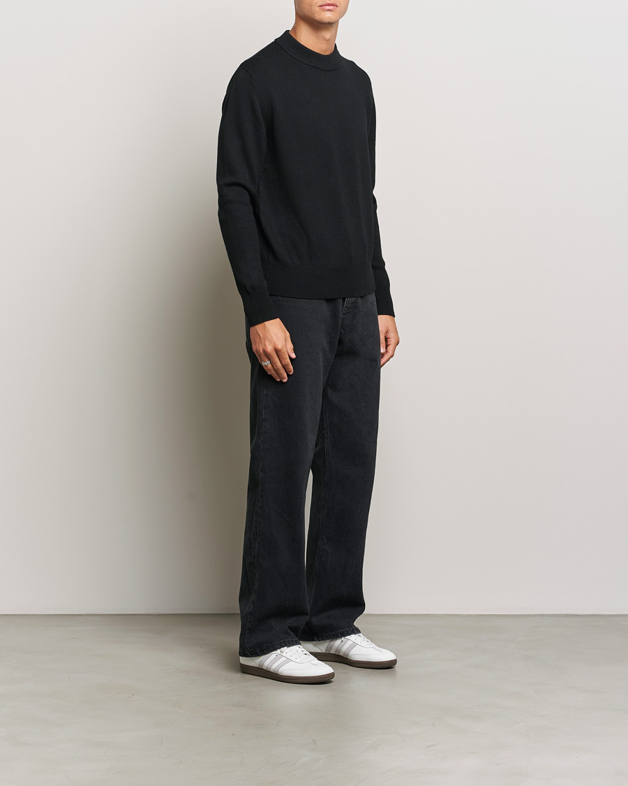 Homme | Pulls Et Tricots | Sunflower | Moon Merino Crewneck Black