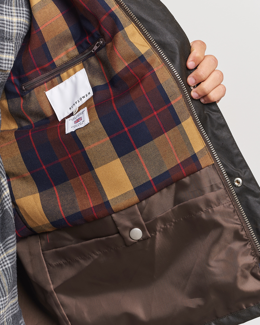 Homme | Manteaux Et Vestes | Sunflower | Waxed Leisure Jacket Olive