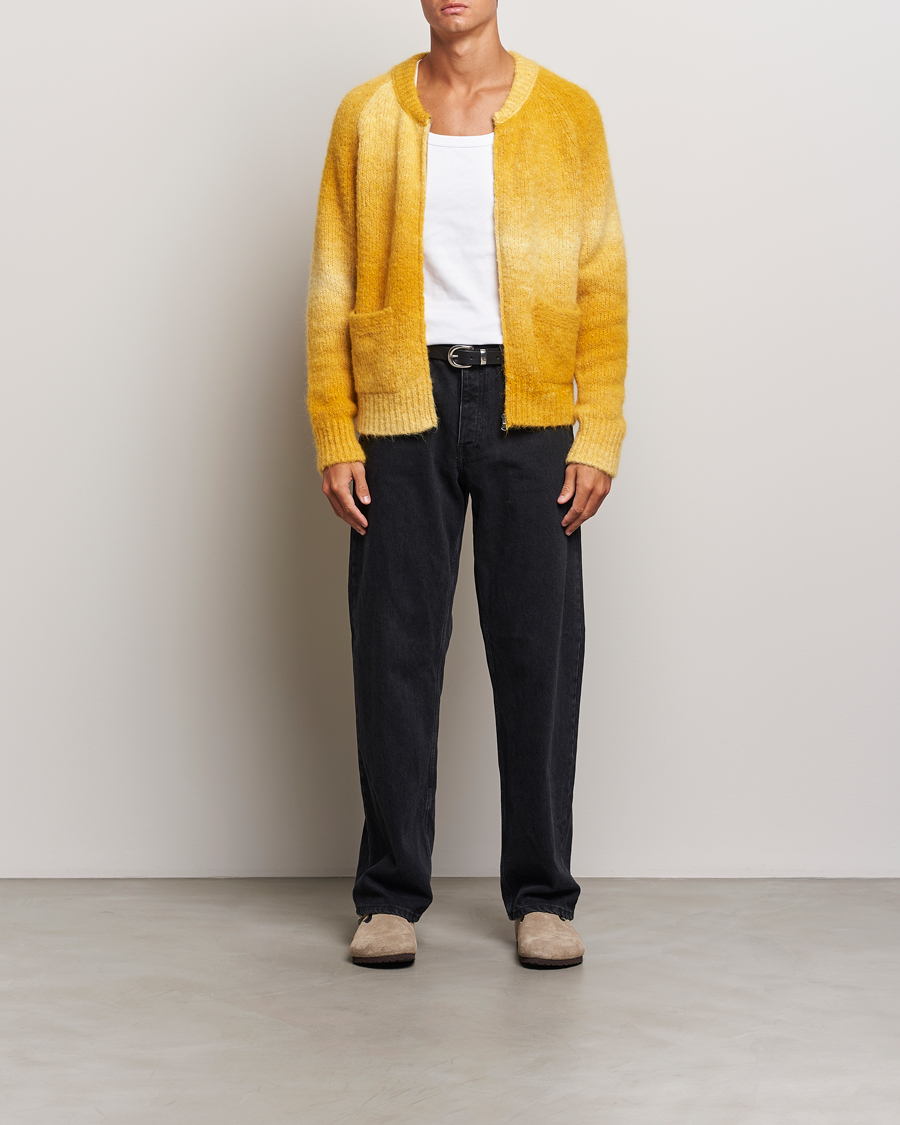 Homme | Pulls Et Tricots | Sunflower | Ombre Zip Cardigan Yellow