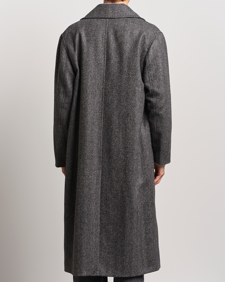 Homme | Manteaux Et Vestes | Sunflower | Herringbone Wool Coat Antracite