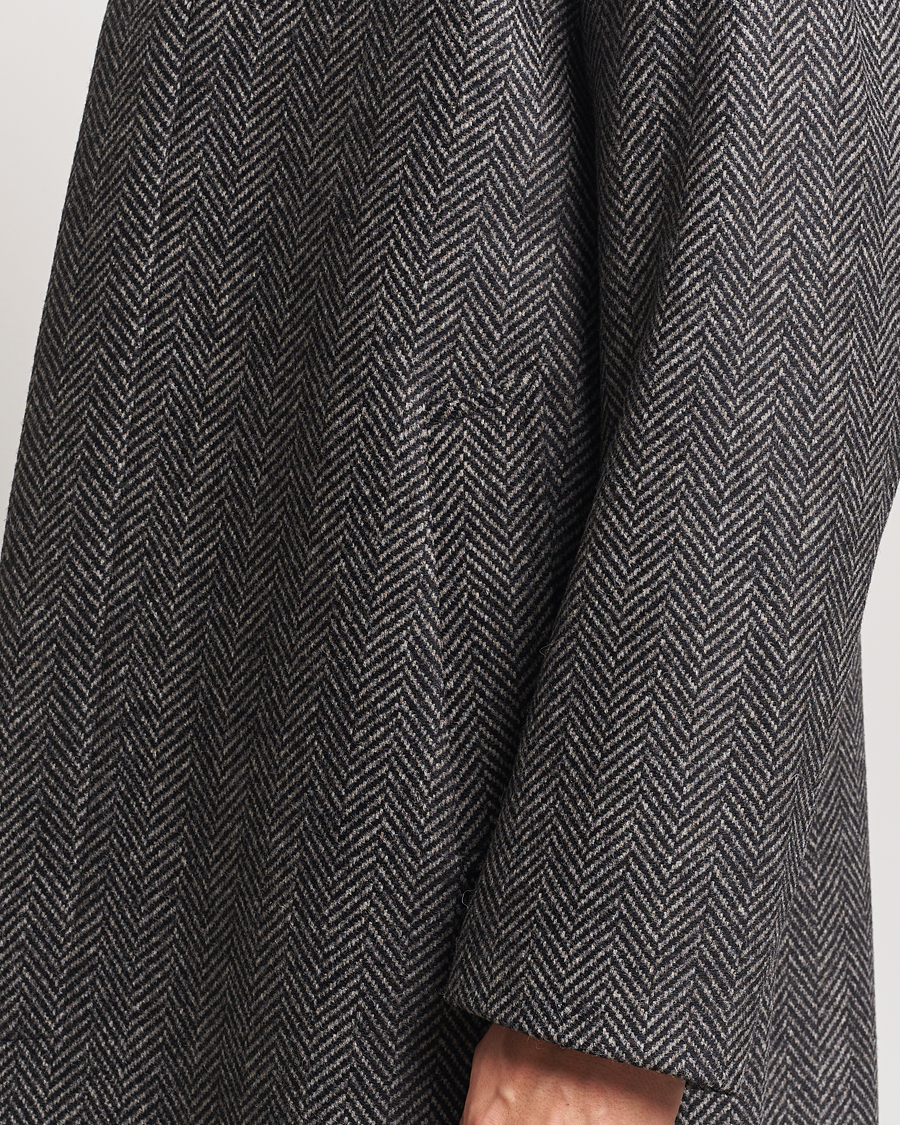 Homme | Manteaux Et Vestes | Sunflower | Herringbone Wool Coat Antracite