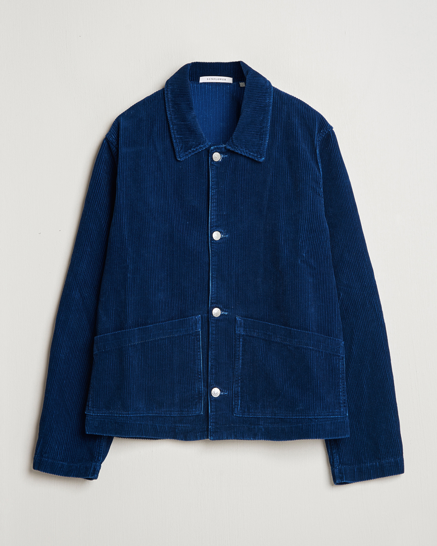 Homme | Manteaux Et Vestes | Sunflower | Corduroy Worker Jacket Indigo