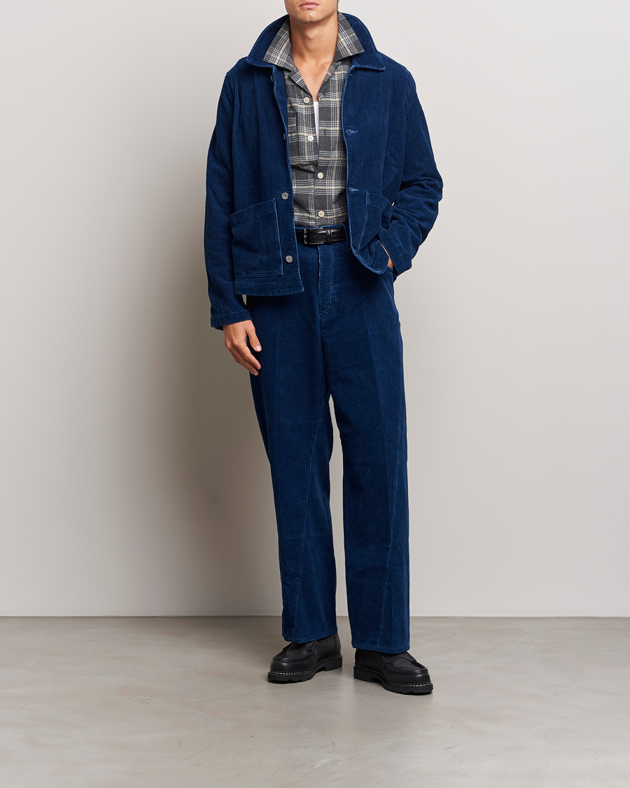 Homme | Manteaux Et Vestes | Sunflower | Corduroy Worker Jacket Indigo
