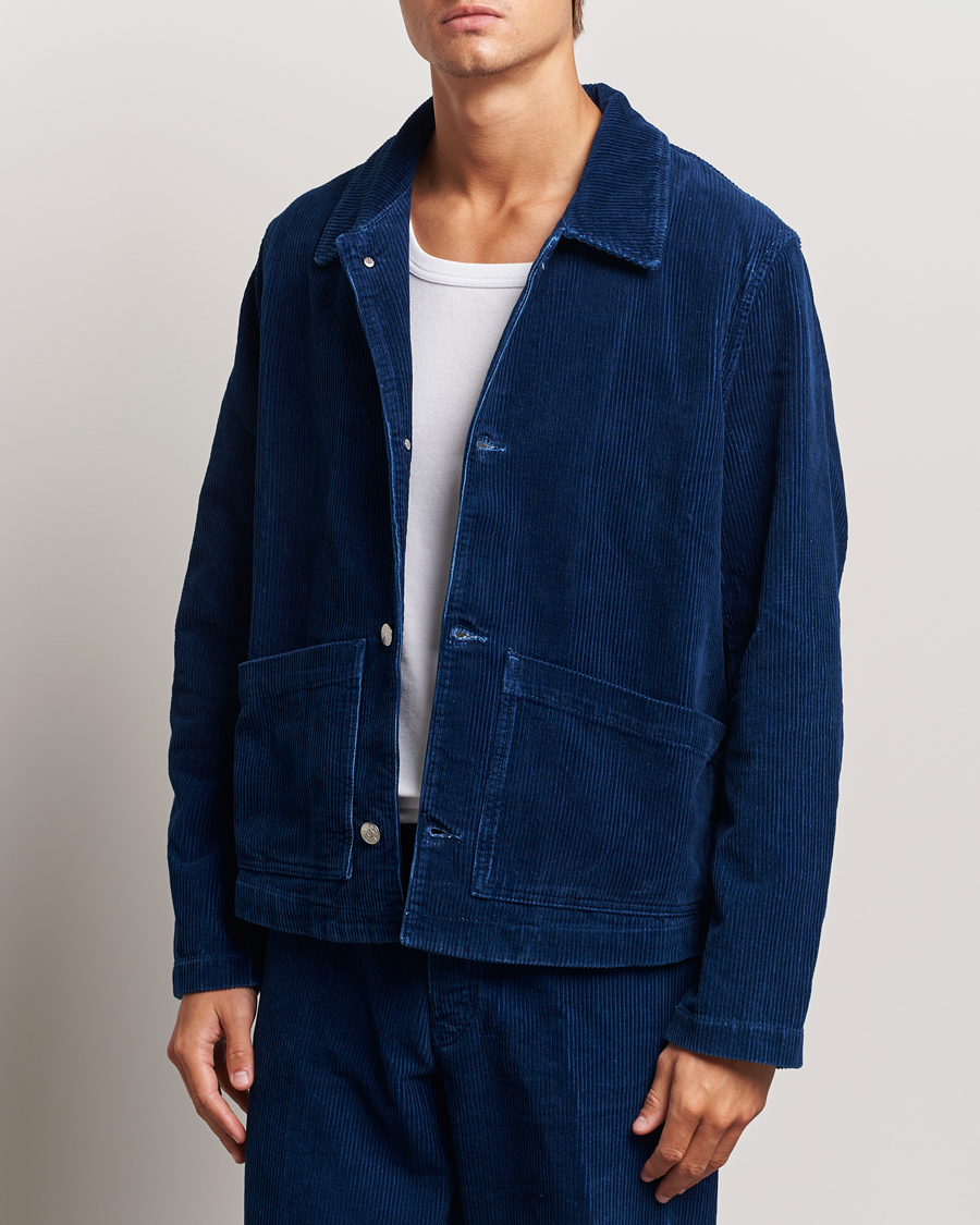 Homme | Manteaux Et Vestes | Sunflower | Corduroy Worker Jacket Indigo
