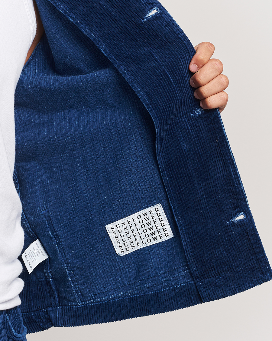 Homme | Manteaux Et Vestes | Sunflower | Corduroy Worker Jacket Indigo