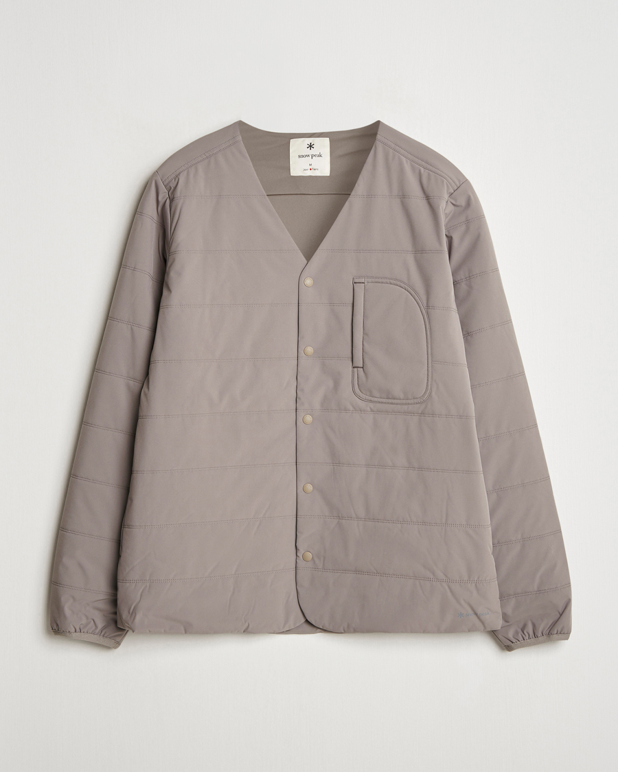 Homme | Pulls Et Tricots | Snow Peak | Flexible Insulated Cardigan Khaki