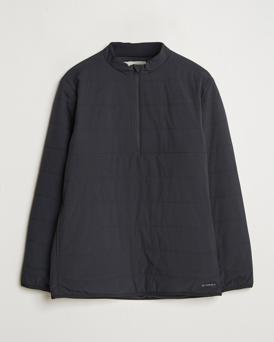 Homme | Pulls Et Tricots | Snow Peak | Flexible Insulated Half Zip Black
