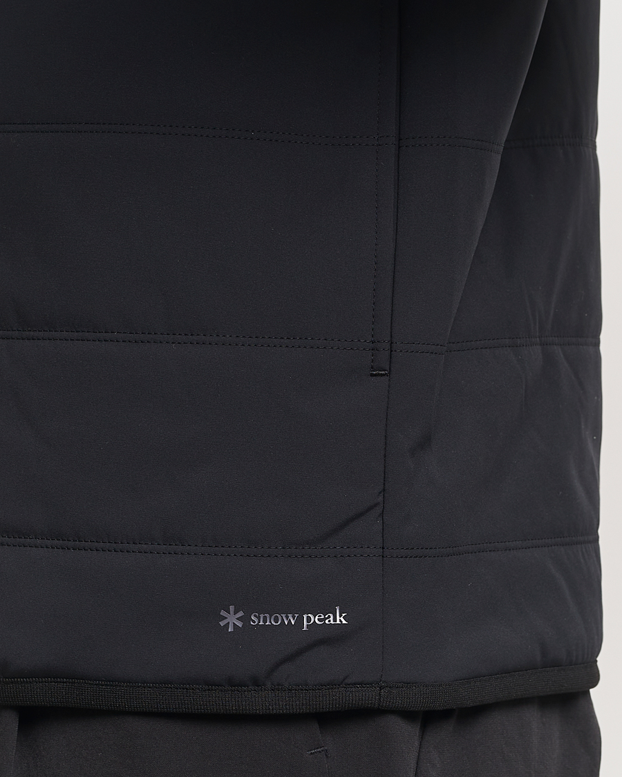 Homme | Pulls Et Tricots | Snow Peak | Flexible Insulated Half Zip Black