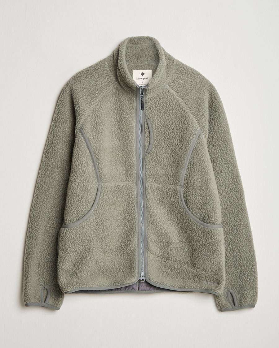 Homme | Pulls Et Tricots | Snow Peak | Thermal Boa Fleece Jacket Grey