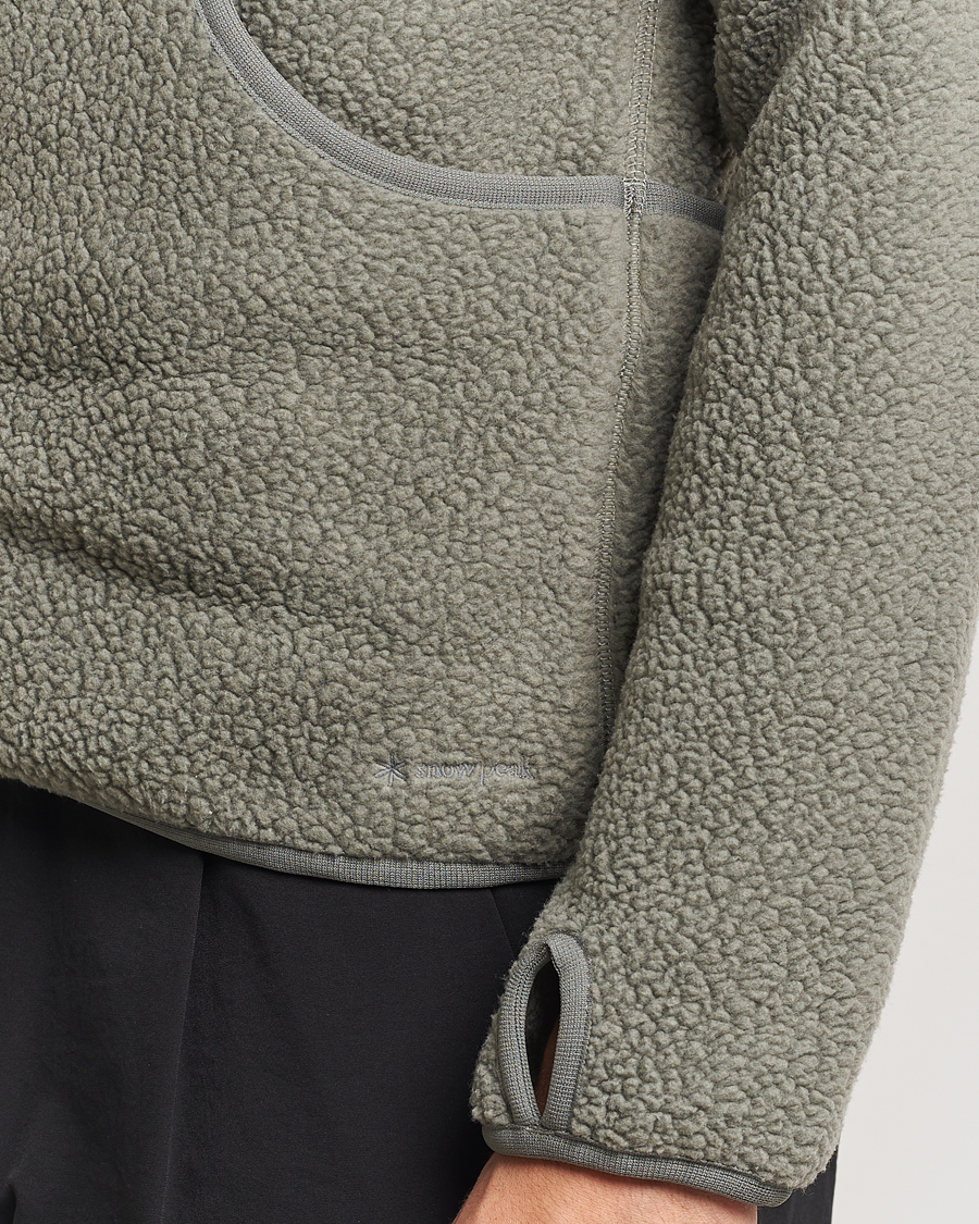 Homme | Pulls Et Tricots | Snow Peak | Thermal Boa Fleece Jacket Grey
