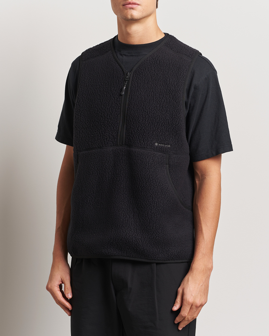 Homme | Gilets | Snow Peak | Thermal Boa Fleece Vest Black