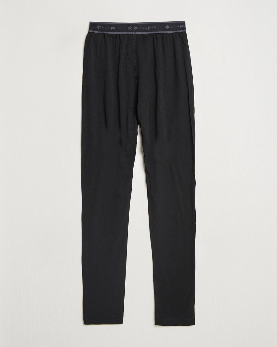 Homme | Pantalons | Snow Peak | Merino Wool Tights Black