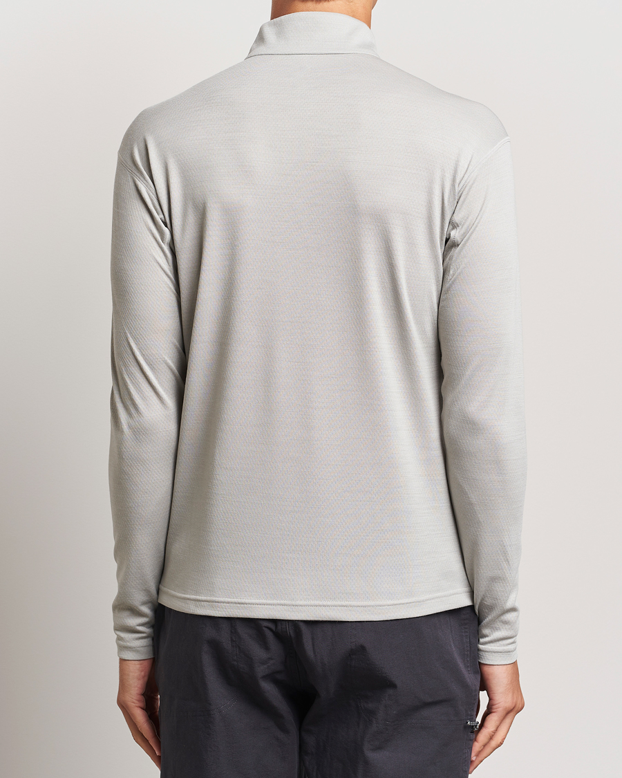 Homme | T-shirts | Snow Peak | Wool Blend Half Zip T-Shirt Icegrey