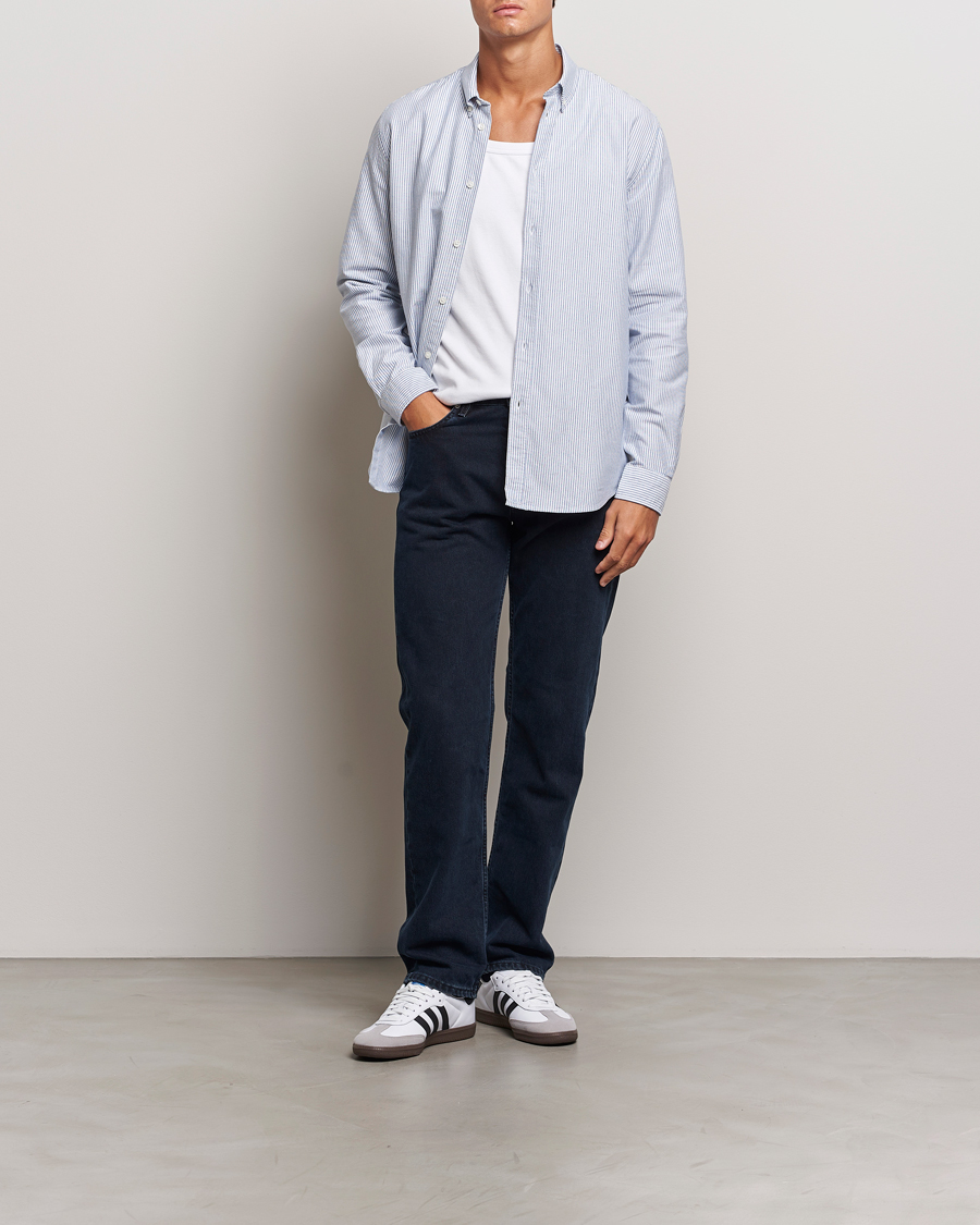 Homme | Chemises | Samsøe Samsøe | Saliam Oxford Shirt Oxford Narrow Stripe
