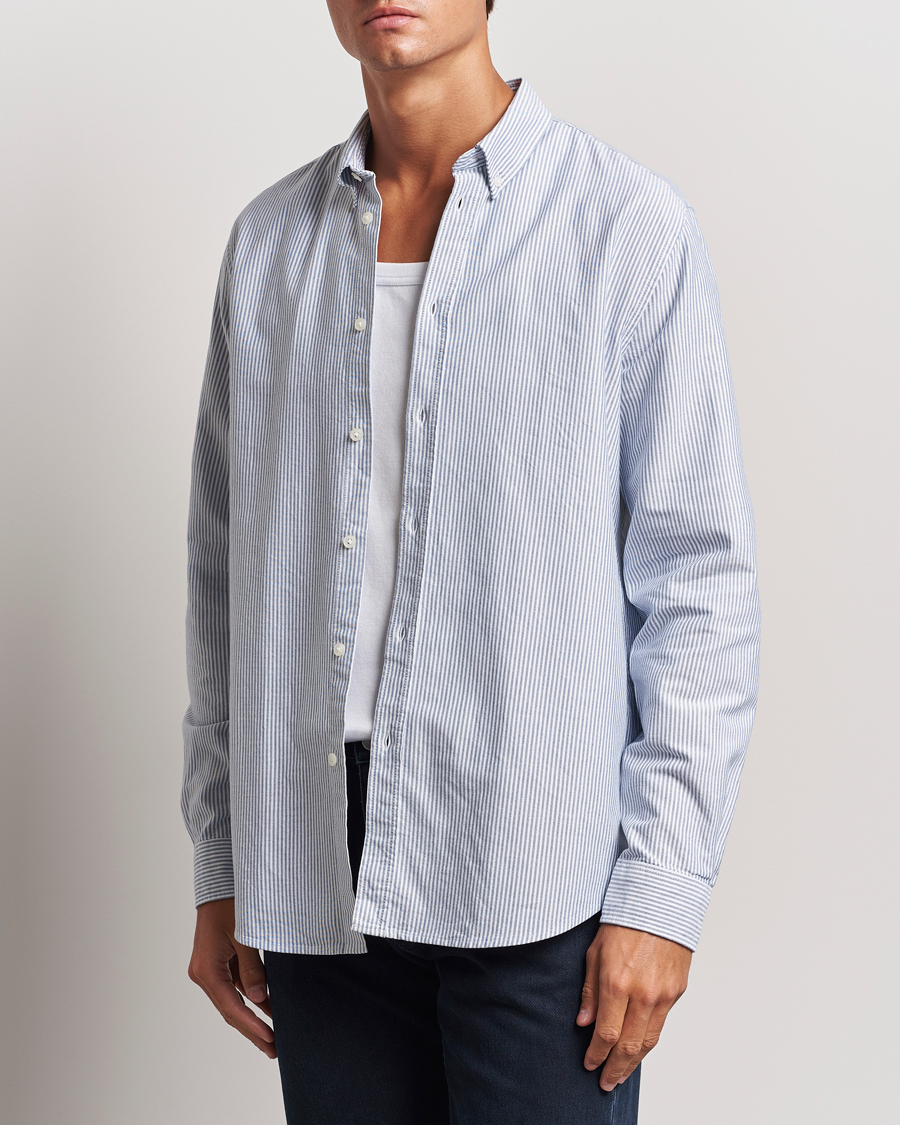 Homme | Chemises | Samsøe Samsøe | Saliam Oxford Shirt Oxford Narrow Stripe