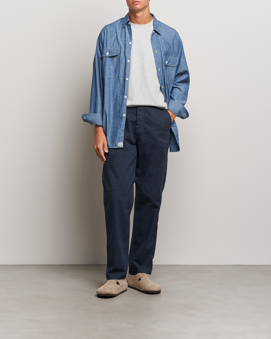 Homme | Pantalons | orSlow | French Work Pants Navy