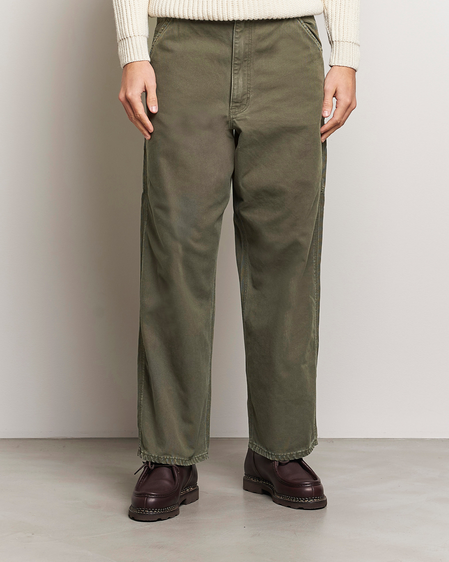 Homme | Pantalons | orSlow | Dad Fit Painter Pants Army Green