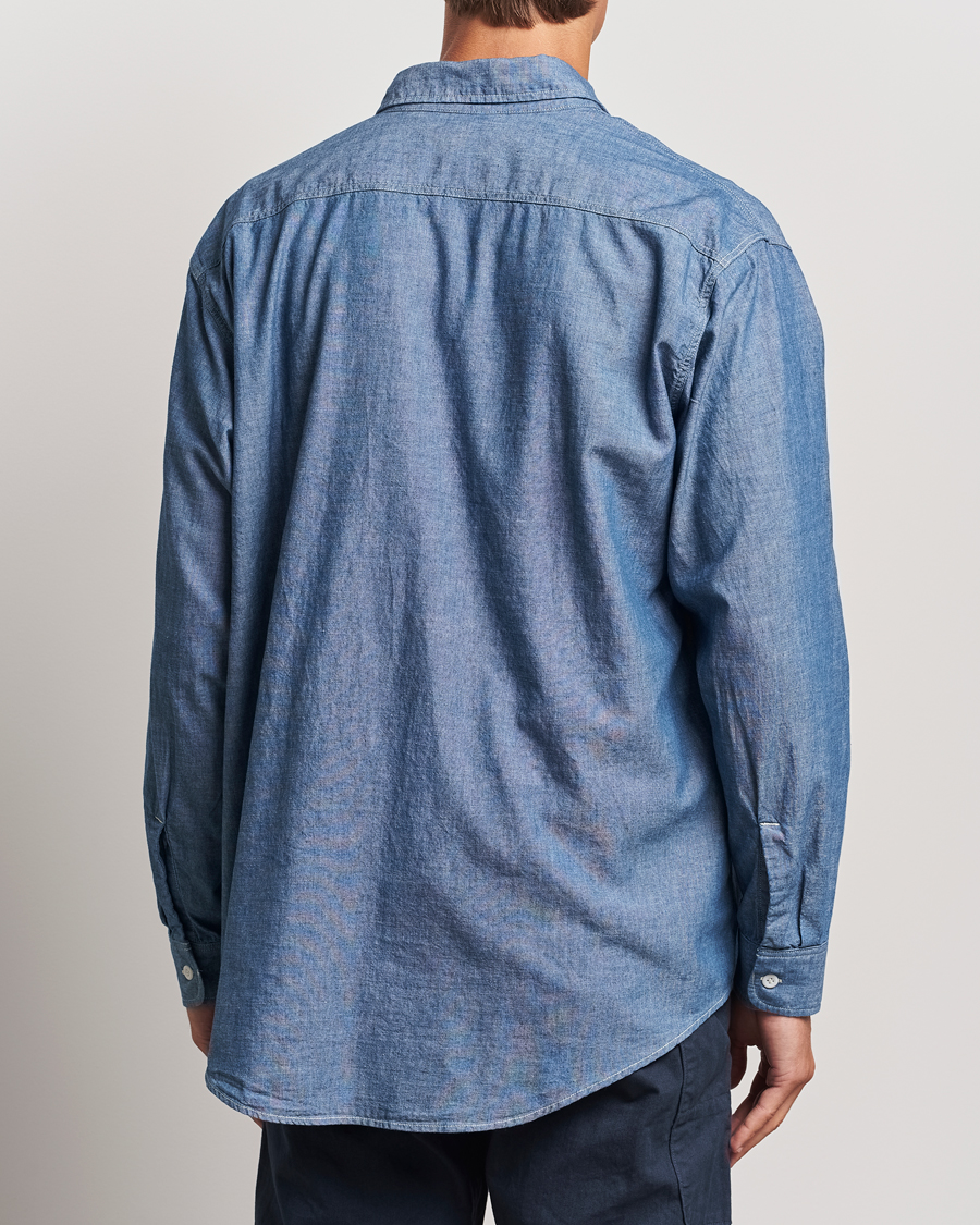 Homme | Chemises | orSlow | Chambray Work Shirt Blue