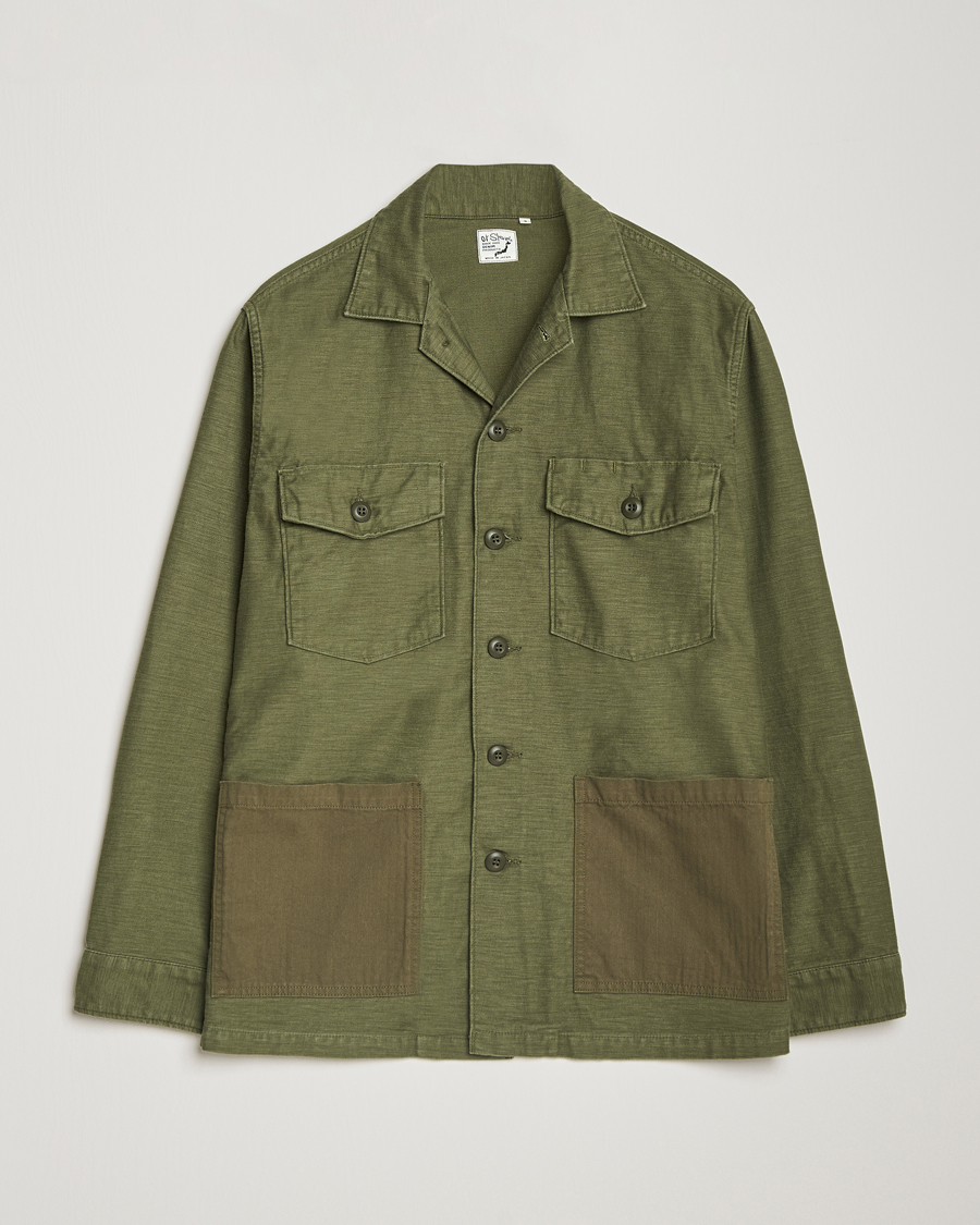 Homme | Chemises | orSlow | 4 Pockets US Army Shirt Dark Olive