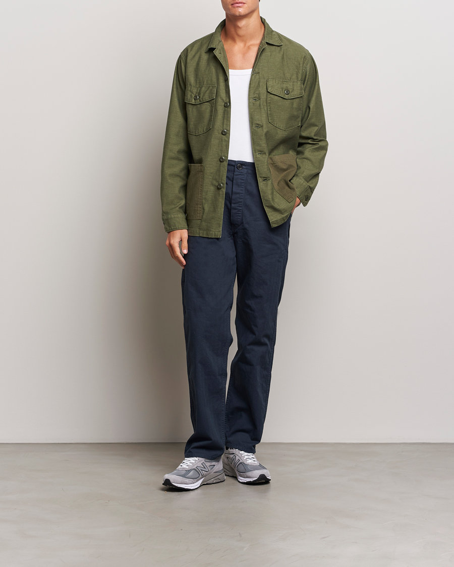 Homme | Chemises | orSlow | 4 Pockets US Army Shirt Dark Olive