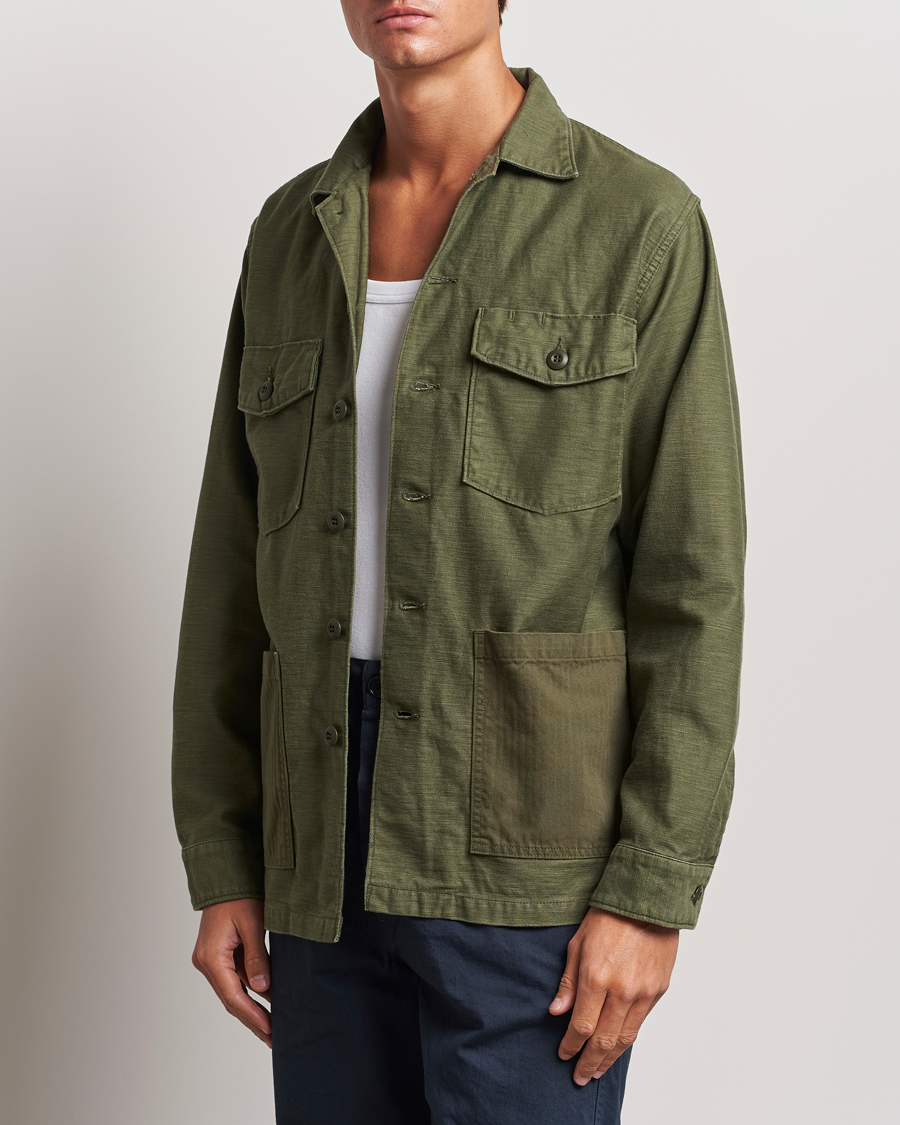 Homme | Chemises | orSlow | 4 Pockets US Army Shirt Dark Olive