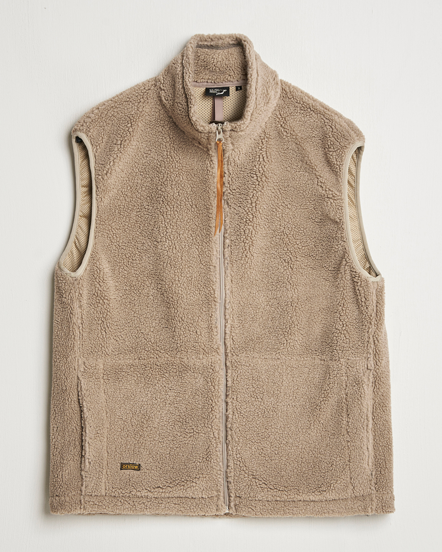 Homme | Manteaux Et Vestes | orSlow | Boa Fleece Vest Graige